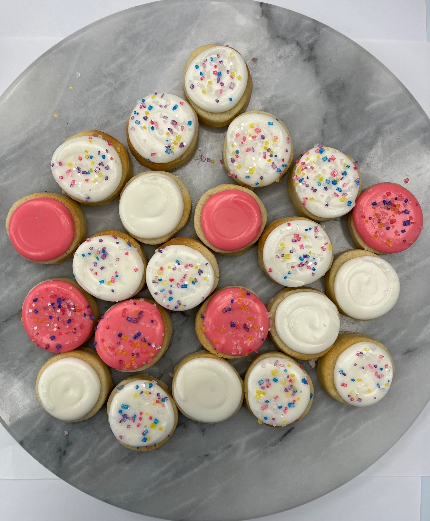 Mini Iced Sugar Cookie: 1 Dozen Detailed