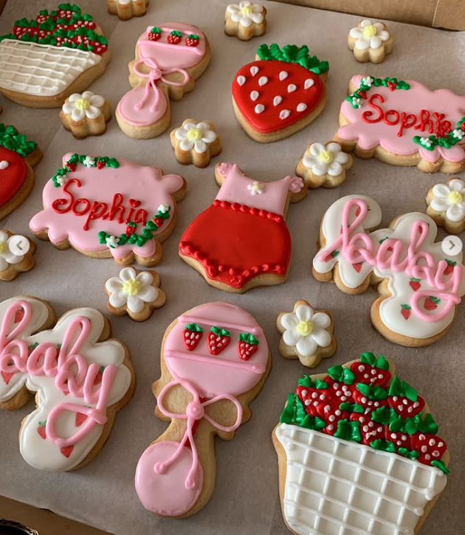 Iced Sugar Cookies Special Order: 1 Dozen